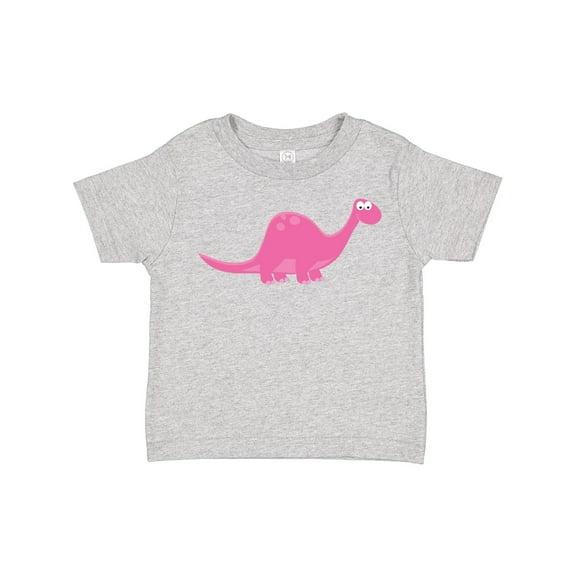 Inktastic Pink Dinosaur Girls Toddler T-Shirt