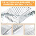 thumbnail image 6 of Vegetable Grill Basket Large Non Grid Pan Stainless Steel Perforated Grill Topper for Grilling Veggies Seafood Meats Chicken Silver, 6 of 6