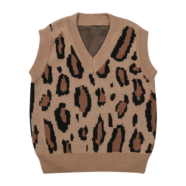 Supreme Leopard Sweater Vest ust.md