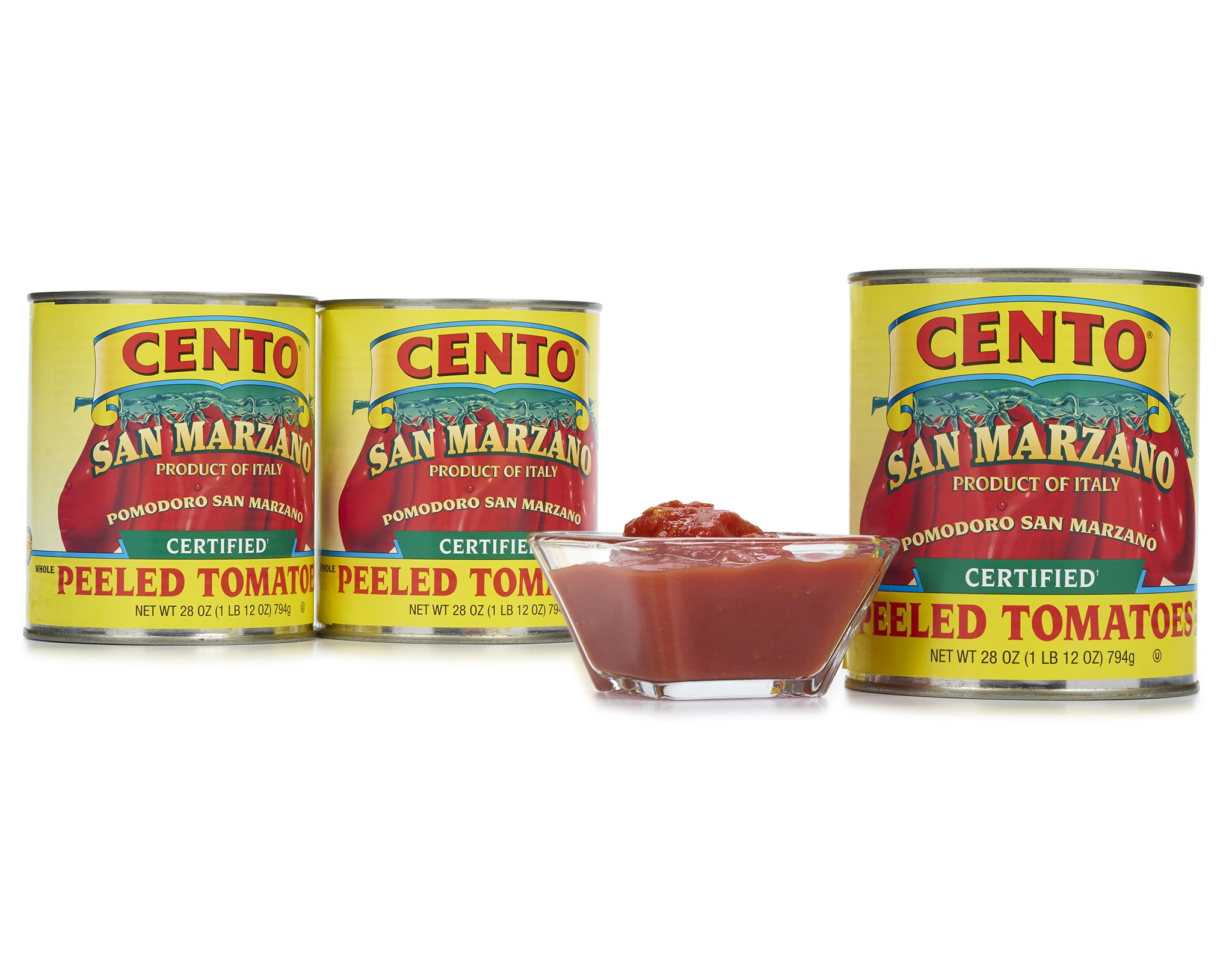 Cento San Marzano Peeled Tomatoes 3 x 28 oz.
