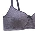 thumbnail image 4 of Sawvnm Women Bras Women's Solid-color Bra Thin Steel Ring On The Support To Sagging Gathered B Cup Underwear Daily Bra, 4 of 4
