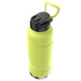 thumbnail image 6 of Bubba Trailblazer Insulated Stainless Steel Water Bottle with Straw Lid in Limelight, 40 oz., Rubberized, 6 of 6