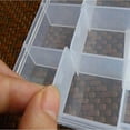 thumbnail image 2 of LEEYNEER 15 Slots Adjustable Plastic Bait Storage Case Fishing Tackle Storage Trays Accessory Boxes Thicker Plastic Hooks Organizer Waterproof Seal, 2 of 3