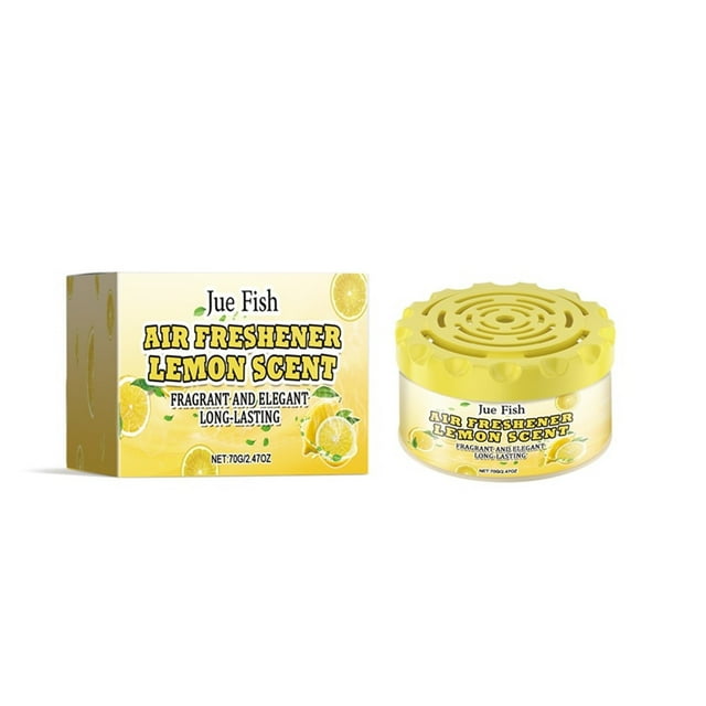 Ambientador para coche en gel, aroma a limón, latas