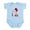 Sky Blue, variant on CafePress - Infant Bodysuit - Baby Light Bodysuit, Size Newborn - 24 Months