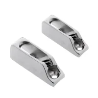 ISURE MARINE Boat Clam Cleat for Rope Acouto Rope Cleat 316 Stainless Steel Marine Accessories 2Pcs