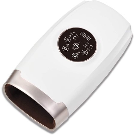 CERBIOR Cordless Electric Hand Massager with Heat for Arthritis, Pain Relief, Carpal Tunnel and Finger Numbness, White
