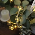 thumbnail image 2 of Efavormart 8.5ft Warm White Cherry Blossom Decorative LED Fairy String Lights, Battery-Operated Flower Party Lights, 2 of 11