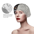 thumbnail image 2 of Kdxio Fantasy Wizard Dog Art Print Shower Cap for Women,Elastic and Reusable,Double Waterproof Layers Bathing Hat, 2 of 6