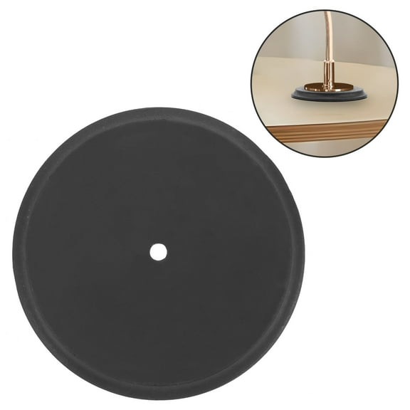 Topbathy Lamp Weight Base Black Plastic and Iron Sand 1Pcs