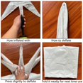thumbnail image 4 of Globos de aluminio ZSYLYTKV White Star de 14 puntas y 22 pulgadas, paquete de 6, 4 of 6
