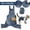 A Blue, variant on Dog Overalls, Breathable Washed Denim Lightweight Blue XXL, 1 Piece Pet Jumpsuit with Adjustable Shoulder Straps for Spring and Fall Daily Walking Outdoor Play Small Medium Dog Wearing