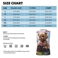 thumbnail image 6 of Pofeuu Romantic Floral Bear Print Men's Muscle T-Shirt, Sleeveless, Muscle Tank, Classic Muscle Tee Top For Men Casual Sleeveless Muscle T-Shirt Trendy Clothes-XX-Large, 6 of 7