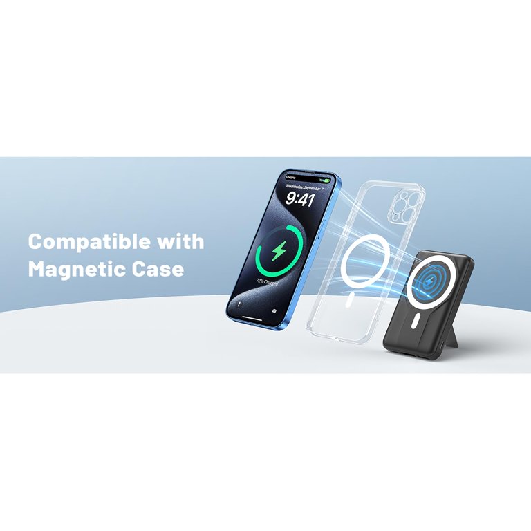 Caricabatterie portatile wireless Champ 10k di Nimble - Nero - Apple (IT
