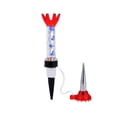 thumbnail image 1 of 10 Pieces Golf Ball Step Aids Replacing Parts Down Tees Portable Multi-colors Holder Plastic Training Practicing Outdoor Sporting Equipment Red, 1 of 8