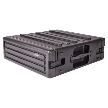 SKB Cases 3U Roto Molded Rack Black 24in x 22.4in x 7.6in