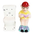 thumbnail image 3 of Reading Old Grandpa With Pants Down On Toilet Seat Salt And Pepper Shakers Set, 3 of 10