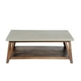 thumbnail image 6 of Alaterre Furniture Brookside 36"W Wood and Concrete-Coated Top Wood Coffee Table, 6 of 18