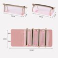 thumbnail image 4 of 4 in 1 Makeup Cosmetic Bag Toiletry Bag Portable Large-capacity Folding Storage Organizer Travel Makeup Bag for Accessories, Shampoo, Full Sized Container, Toiletries, 4 of 8