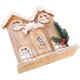 thumbnail image 3 of 1 Adorno Navideño de Madera con Forma de Casa, Luminoso, con Efecto Nieve (No Requiere Batería), 3 of 8