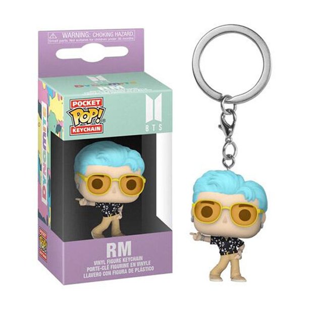 Funko Pop-llaveros de bolsillo, juguetes de figuras de acción de vinilo, regalos para muñecas, Sung Kook Jimin Jin j-hope Suga RM V Rocks Singer Pop