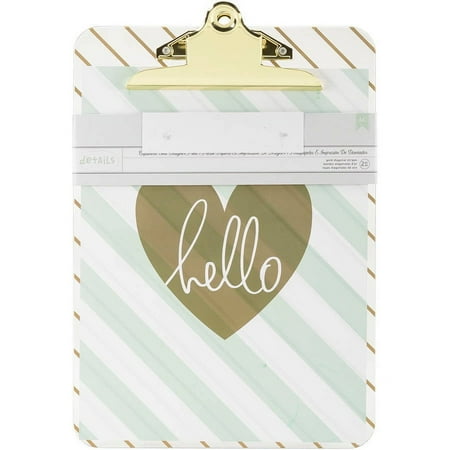 Designer Desktop Essentials Clipboard with Print 12.5" x 9"