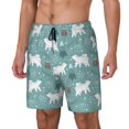 thumbnail image 1 of Fotbe whiter Snow bear Print Traje de Baño para Hombre – Shorts de Natación de Secado Rápido con Forro y Bolsillos-3X-Large, 1 of 6