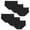 Black with logo, variant on INNERSY Girls Underwear Cotton Briefs Panties for Teens 6-Pack(10-12years,Black)