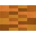 thumbnail image 1 of Ahgly Company Indoor Rectangle Patterned Neon Orange Area Rugs, 8' x 12', 1 of 6