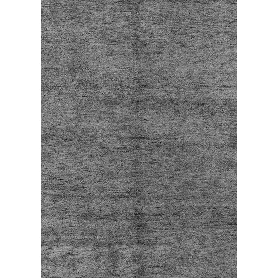 Ahgly Company Indoor Rectangle Abstract Gray Modern Area Rugs, 2' x 3'