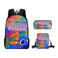 thumbnail image 1 of LOHILL Rainbow Friends Mochila Impresa En 3D + Satchel + Estuche Para Lápices Conjunto De Niños Unisex De Gran Capacidad De Hombro, 1 of 4