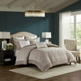 thumbnail image 2 of Gracie Mills Harper Oversized Velvet Comforter Set Full Queen GRACE-15827 Gray, 2 of 5