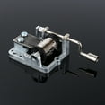thumbnail image 4 of Craft Collection 18 Tones Mechanical Music Box DIY Music Box Movement Play Hand Crank Music Box Caskets For Girl, 4 of 8