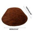 thumbnail image 5 of Oval Fluffy Ultra Soft Area Rugs for Bedroom Plush Shaggy Carpet, Fluffy Soft Oval Area Rug, Plush Shaggy Carpet for for Living Room Bedroom Home Decor Grass Green, 5 of 5