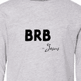 thumbnail image 4 of Inktastic Easter Brb Jesus Long Sleeve Youth T-Shirt, 4 of 5