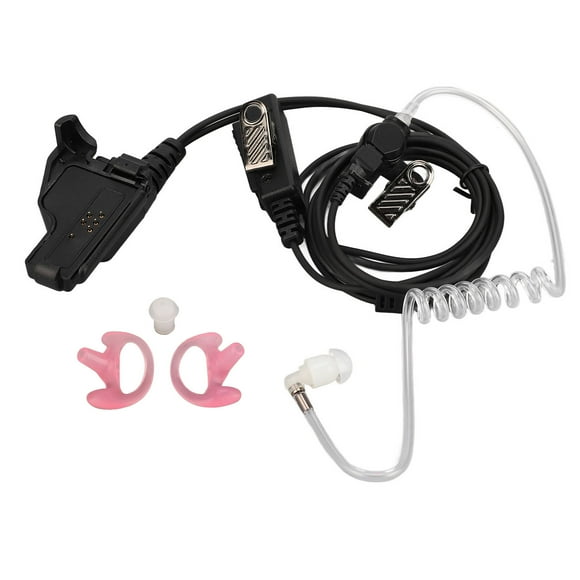 Auricular de tubo acústico con cancelación de ruido, auricular de Radio bidireccional para Motorola HT1000 MT2000 MTS2000 MTX8000 JT1000