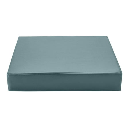 HOARBOEG Outdoor Waterproof Artificial Leather Sofa Seat Cushion - 15.7*15.7in Non-Slip Sponge Filled Seat Pad for Chair Window Office & Car (Ergonomic Design Easy Clean)