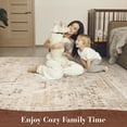 thumbnail image 4 of -Runner Rug X Rugs for Living Room- Machine Washable Rug-Soft Living Room Rug-Vintage Non Slip Carpet-Rugs for Bedrooms Dining Office, 4 of 7