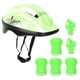 thumbnail image 3 of Juego de 7 piezas de casco y almohadillas protectoras para ciclismo y patinaje, color verde claro, talla para niños Equipo de seguridad infantil, 3 of 8
