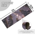 thumbnail image 3 of Purple Starry Sky Runner Rug Non-Slip Area Rugs Linen Washable Non Shedding for Kitchen Bedroom Carpet, 3 of 8