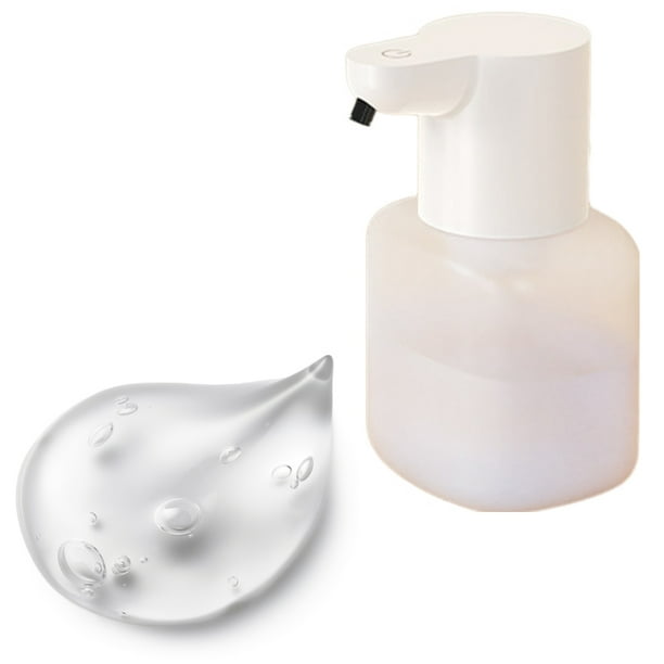 Dispensador Automático Jabón Con Sensor para Lavadora Dispensador Eléctrico Desinfectante Manos Gran Capacidad Montado en La Pared (Gel White) Versión en Gel Blanco