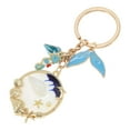 thumbnail image 5 of Unique Bargains 1Pc Fashion Handbag Charms Keychains Bag Accessories Blue ["Seashell Seahorse Conch Tail"], 5 of 5