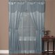 thumbnail image 1 of Juego de cortinas de ventana Ergode Halley de 6 piezas - 56x84 - Azul hielo Ergode HLPN84IB06-VV, 1 of 1
