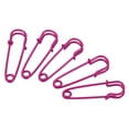 thumbnail image 1 of Uxcell Safety Pins 1.57 Inch Large Metal Sewing Pins Rose Red 24Pcs, 1 of 5