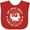 Red, variant on Inktastic The Great Smoky Mountains Are Calling Boys or Girls Baby Bib