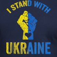 thumbnail image 3 of CafePress - Support Ukraine I Stand With Ukraine Ukrai T Shirt - Men's Fitted T-Shirt, 3 of 4