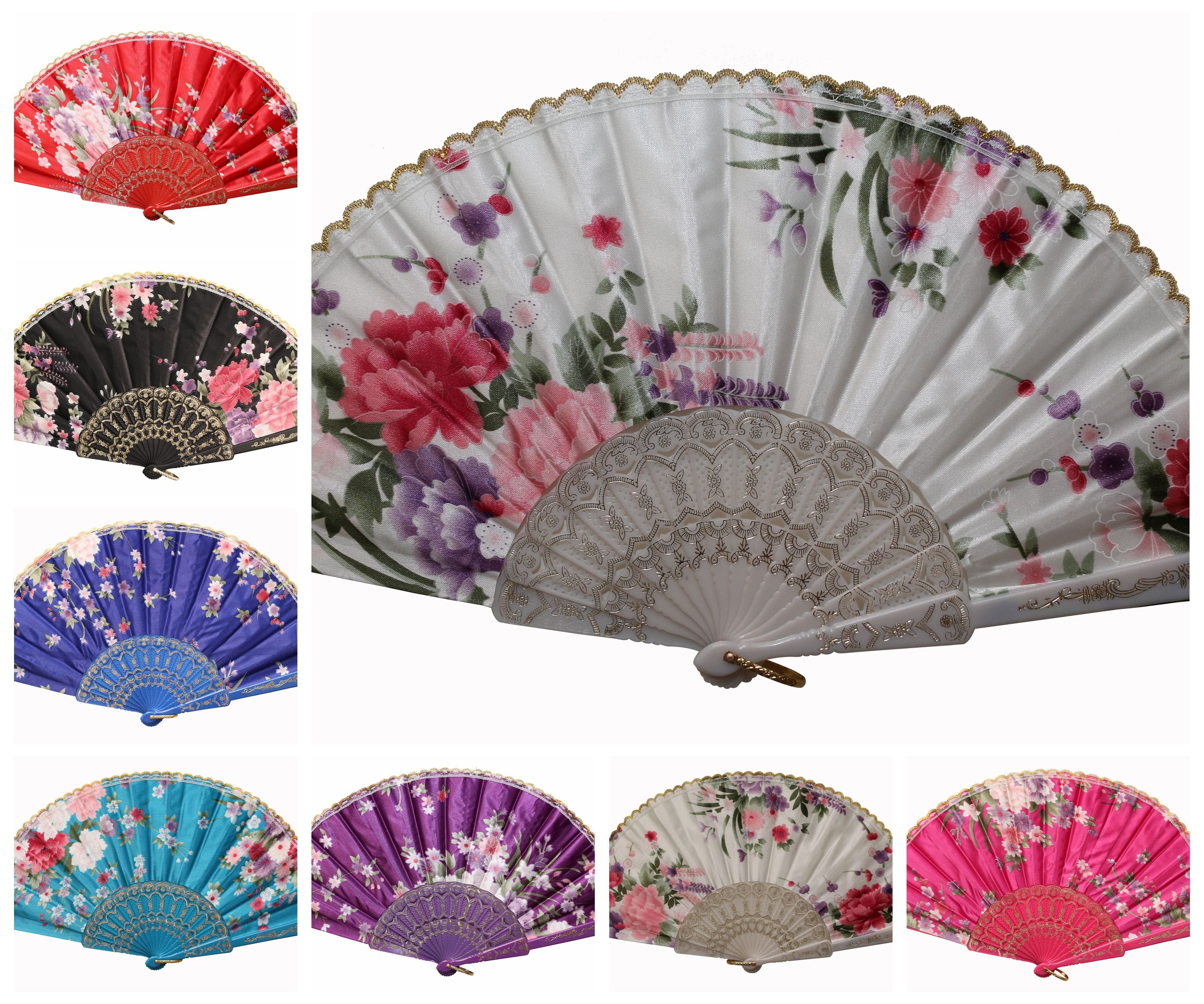silk folding fans wholesale
