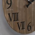 thumbnail image 3 of FirsTime & Co. Rustic Barnwood Wall Clock, 24", Weathered Barn Wood, 3 of 3
