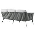 thumbnail image 5 of Stance 3 Piece Outdoor Patio Aluminum Sectional Sofa Set, 5 of 10