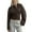 Brown, variant on fheaev Long Sleeve Shirts for Women Crew Neck Solid Color Regular Shoulder Wide Sleeve Waist Casual Tunics Tops Tshirt Pullover Blouses Fall Fashion Winter Clothing Outfits